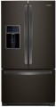 Whirlpool - 26.8 Cu. Ft. French Door Refrigerator - Black stainless steel