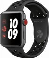 SharePrint Apple - Apple Watch Nike+ Series 3 (GPS + Cellular), 42mm Space Gray Aluminum Case with Anthracite/Black Nike Sport Band - Space Gray Aluminum