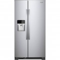 Whirlpool - 21.4 Cu. Ft. Side-by-Side Refrigerator - Monochromatic Stainless Steel-6354267