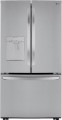 LG - 29 Cu. Ft. French Door Smart Refrigerator with Ice Maker and External Water Dispenser - Stainless steel-6447111
