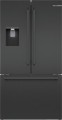 Bosch - 500 Series 26 cu. ft. French Door Standard-Depth Smart Refrigerator with External Water and Ice - Black Stainless Steel