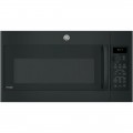 GE - Profile™ Series 1.7 cu. ft. Convection Over-the-Range Microwave - Black